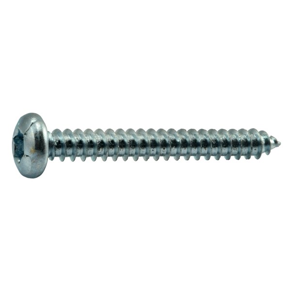 Midwest Fastener Sheet Metal Screw, #10 x 1-1/2 in, Zinc Plated Steel Pan Head Torx Drive, 20 PK 37027 - main